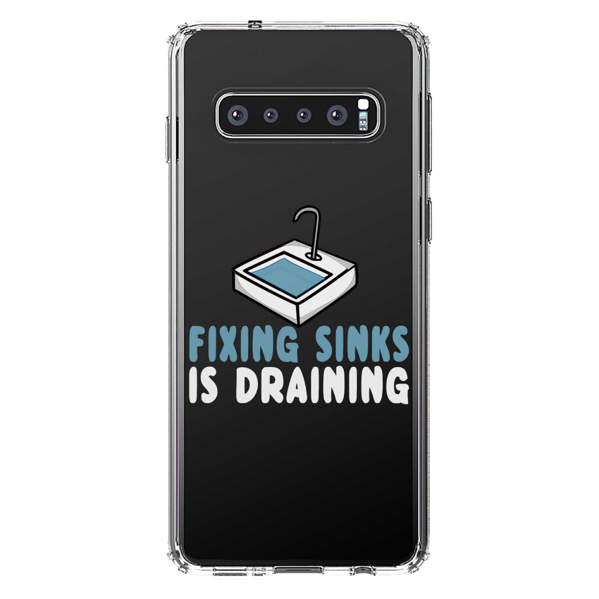 Fixing Sinks is Draining, Plumbing Clear Shockproof iPhone Case, view 17