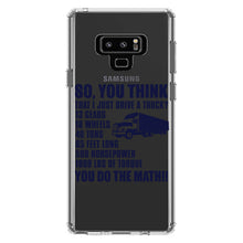 DistinctInk® Clear Shockproof Hybrid Case for Apple iPhone / Samsung Galaxy / Google Pixel - You Think I Just Drive a Truck? Torque Tons