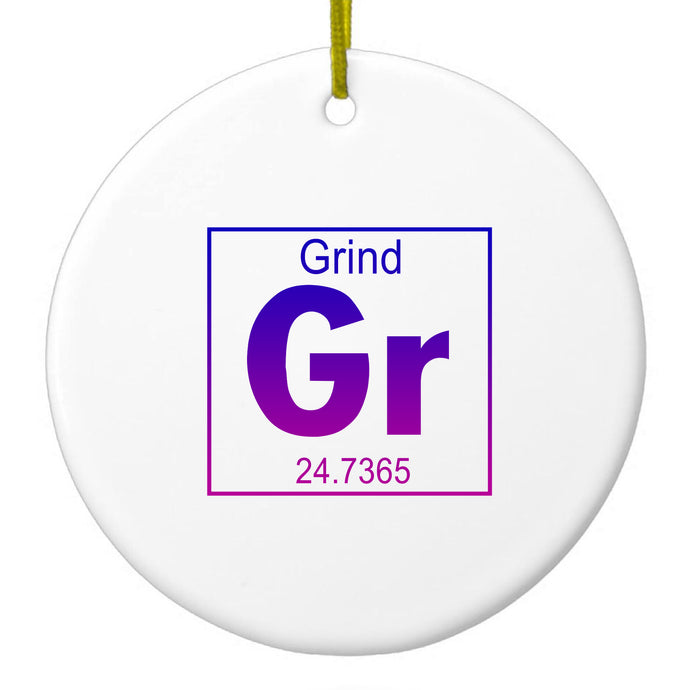 Entrepreneur Grind GR Element Ceramic Ornament