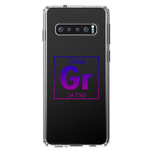 DistinctInk® Clear Shockproof Hybrid Case for Apple iPhone / Samsung Galaxy / Google Pixel - Entrepreneur Grind GR Element