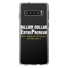 DistinctInk® Clear Shockproof Hybrid Case for Apple iPhone / Samsung Galaxy / Google Pixel - Billion Dollar Entrepreneur