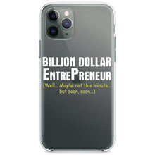 DistinctInk® Clear Shockproof Hybrid Case for Apple iPhone / Samsung Galaxy / Google Pixel - Billion Dollar Entrepreneur