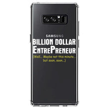 DistinctInk® Clear Shockproof Hybrid Case for Apple iPhone / Samsung Galaxy / Google Pixel - Billion Dollar Entrepreneur