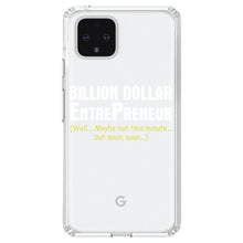 DistinctInk® Clear Shockproof Hybrid Case for Apple iPhone / Samsung Galaxy / Google Pixel - Billion Dollar Entrepreneur