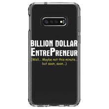 DistinctInk® Clear Shockproof Hybrid Case for Apple iPhone / Samsung Galaxy / Google Pixel - Billion Dollar Entrepreneur