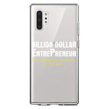 DistinctInk® Clear Shockproof Hybrid Case for Apple iPhone / Samsung Galaxy / Google Pixel - Billion Dollar Entrepreneur