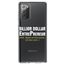DistinctInk® Clear Shockproof Hybrid Case for Apple iPhone / Samsung Galaxy / Google Pixel - Billion Dollar Entrepreneur