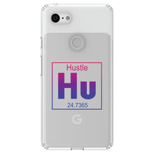 DistinctInk® Clear Shockproof Hybrid Case for Apple iPhone / Samsung Galaxy / Google Pixel - Entrepreneur Hustle Hu Element