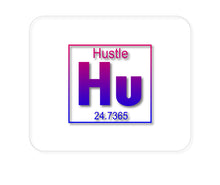 DistinctInk Custom Foam Rubber Mouse Pad - 1/4" Thick - Entrepreneur Hustle Hu Element