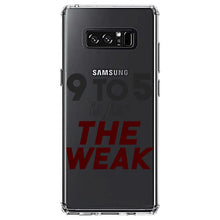 DistinctInk® Clear Shockproof Hybrid Case for Apple iPhone / Samsung Galaxy / Google Pixel - 9 to 5 Is For the Weak