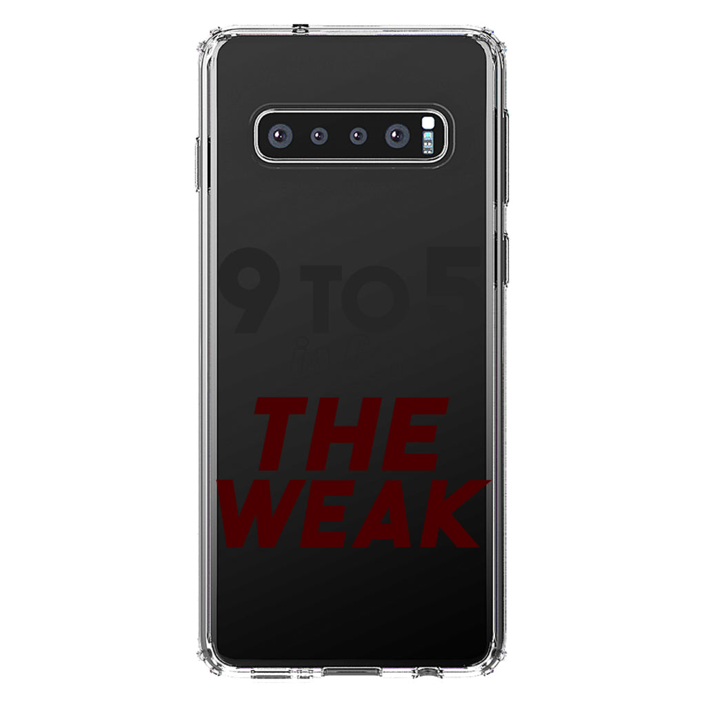 9 to 5 Is For the Weak Clear Shockproof iPhone Case, view 16