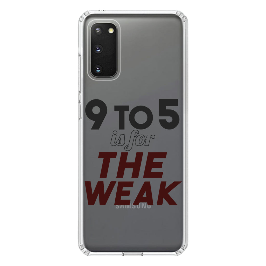 9 to 5 Is For the Weak Clear Shockproof iPhone Case, view 14