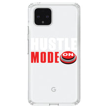 DistinctInk® Clear Shockproof Hybrid Case for Apple iPhone / Samsung Galaxy / Google Pixel - Mode On Button