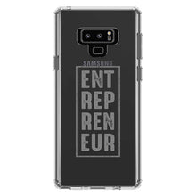 DistinctInk® Clear Shockproof Hybrid Case for Apple iPhone / Samsung Galaxy / Google Pixel - Entrepreneur Word Art