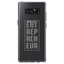 DistinctInk® Clear Shockproof Hybrid Case for Apple iPhone / Samsung Galaxy / Google Pixel - Entrepreneur Word Art