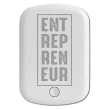 DistinctInk Magnetic Battery Pack, Wireless Portable Charger with USB-C Cable, Compatible with MagSafe iPhone 14 / 13 / 12 Series - Entrepreneur Word Art