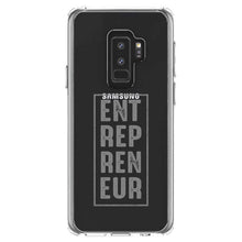 DistinctInk® Clear Shockproof Hybrid Case for Apple iPhone / Samsung Galaxy / Google Pixel - Entrepreneur Word Art