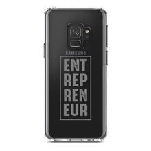 DistinctInk® Clear Shockproof Hybrid Case for Apple iPhone / Samsung Galaxy / Google Pixel - Entrepreneur Word Art
