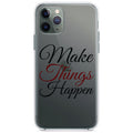 Make Things Happen Clear Shockproof iPhone Case