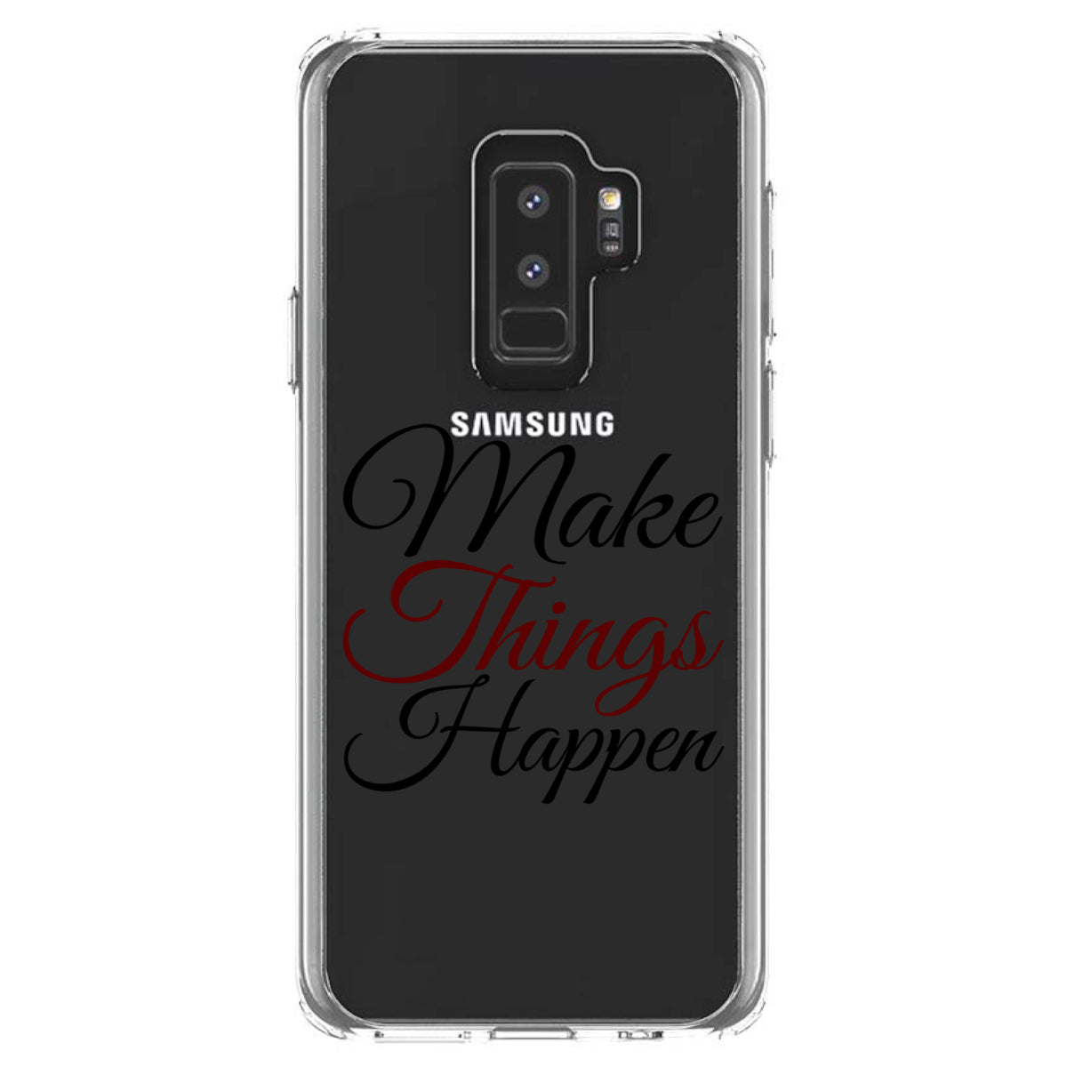 Make Things Happen Clear Shockproof iPhone Case, view 20
