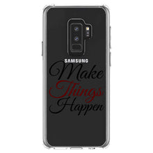 DistinctInk® Clear Shockproof Hybrid Case for Apple iPhone / Samsung Galaxy / Google Pixel - Make Things Happen