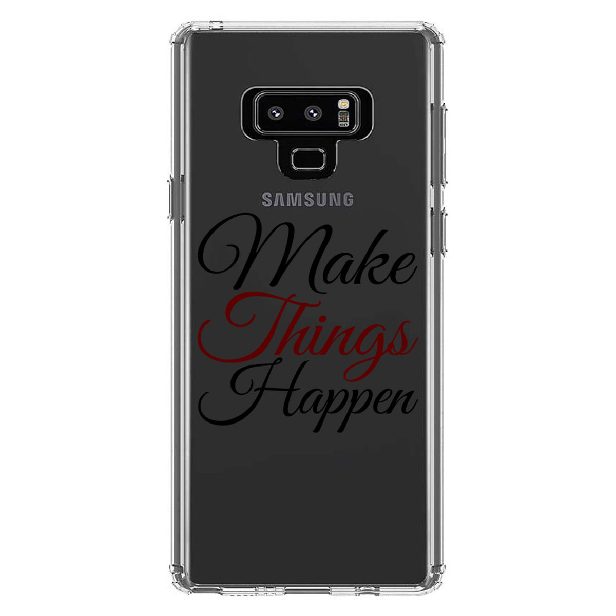 Make Things Happen Clear Shockproof iPhone Case, view 11