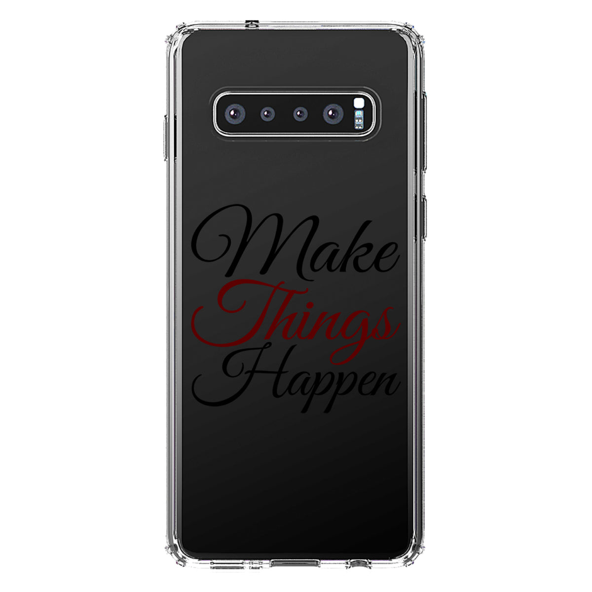 Make Things Happen Clear Shockproof iPhone Case, view 17