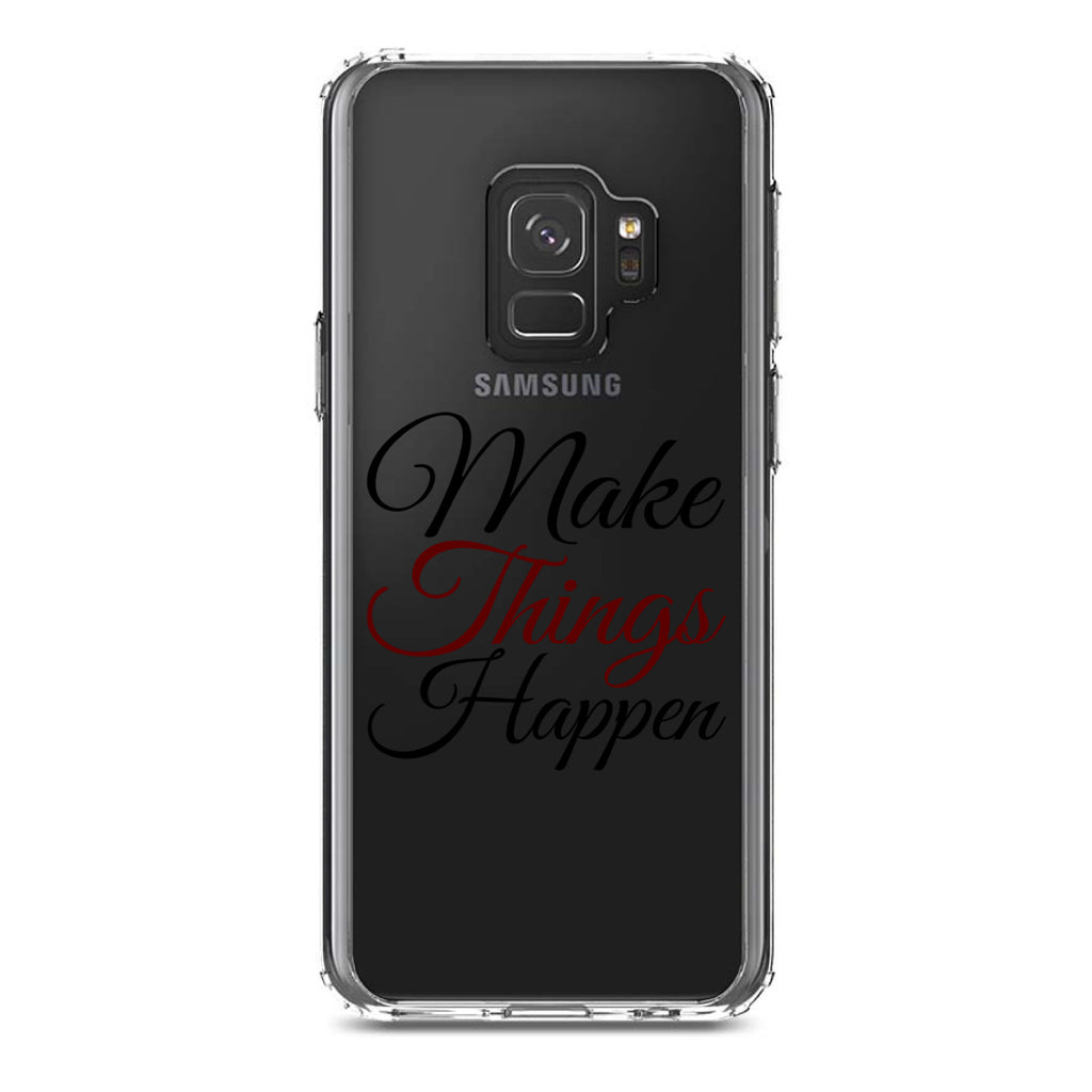 Make Things Happen Clear Shockproof iPhone Case, view 19