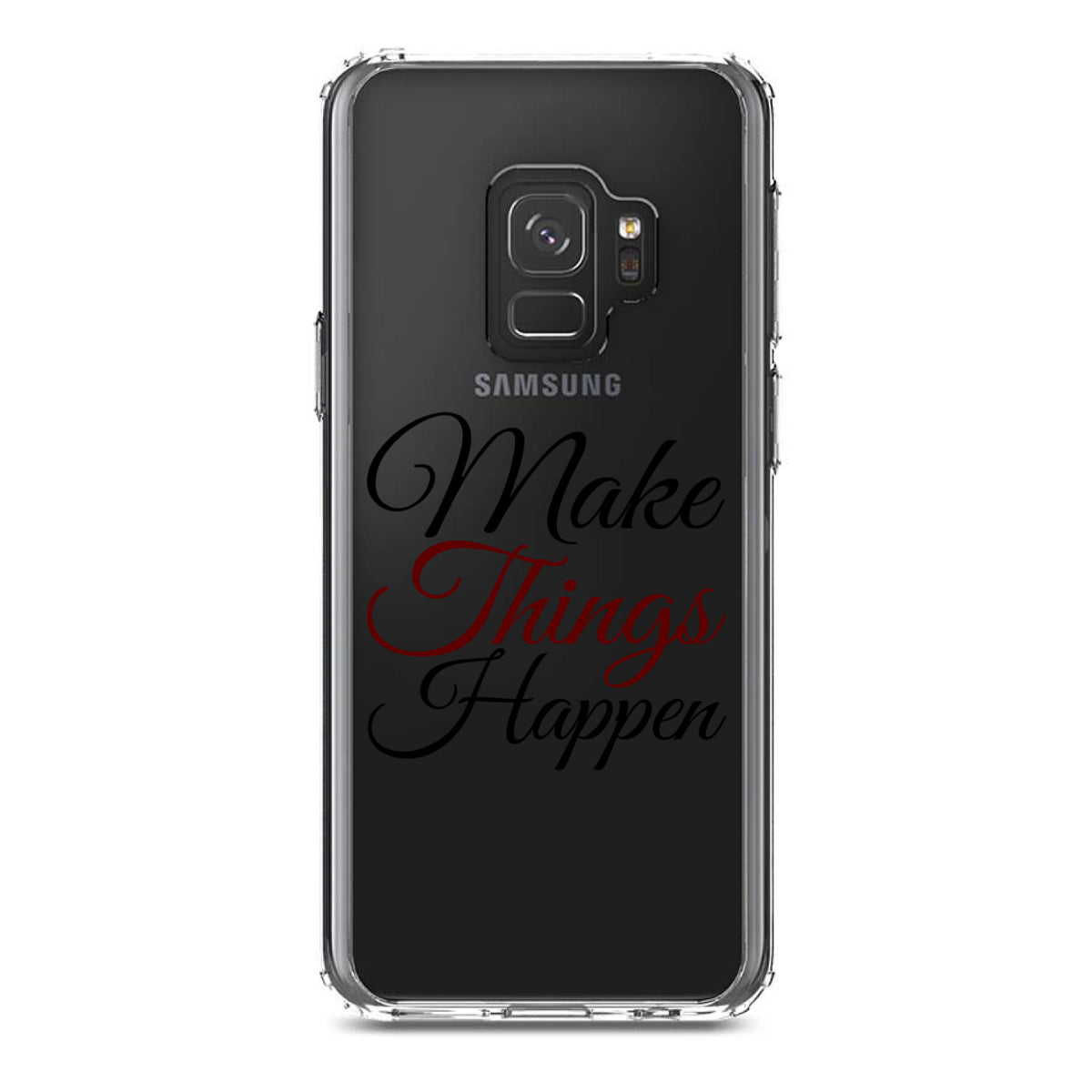 Make Things Happen Clear Shockproof iPhone Case, view 19