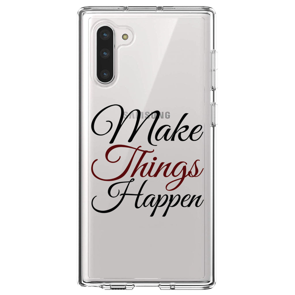 Make Things Happen Clear Shockproof iPhone Case, view 9