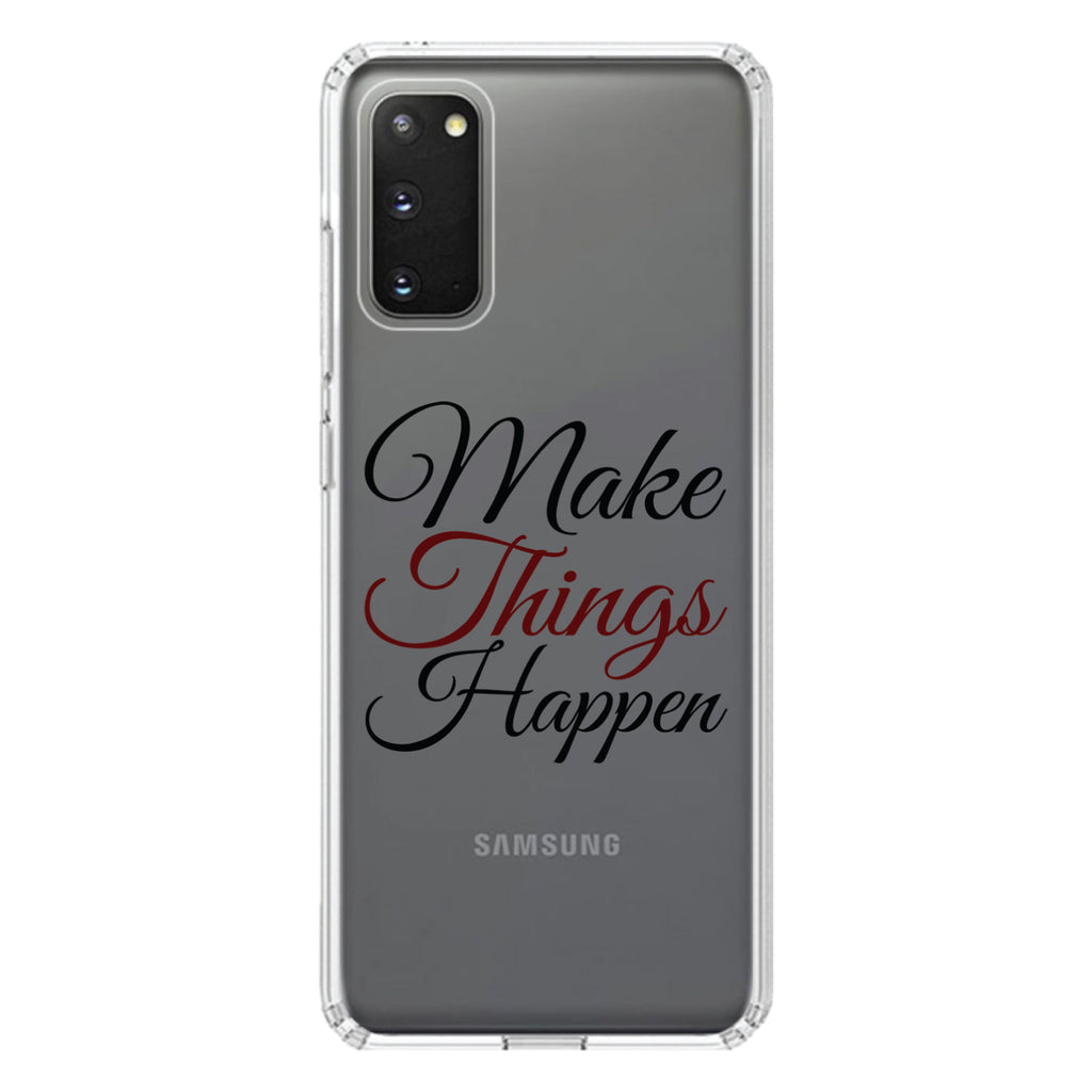 Make Things Happen Clear Shockproof iPhone Case, view 14