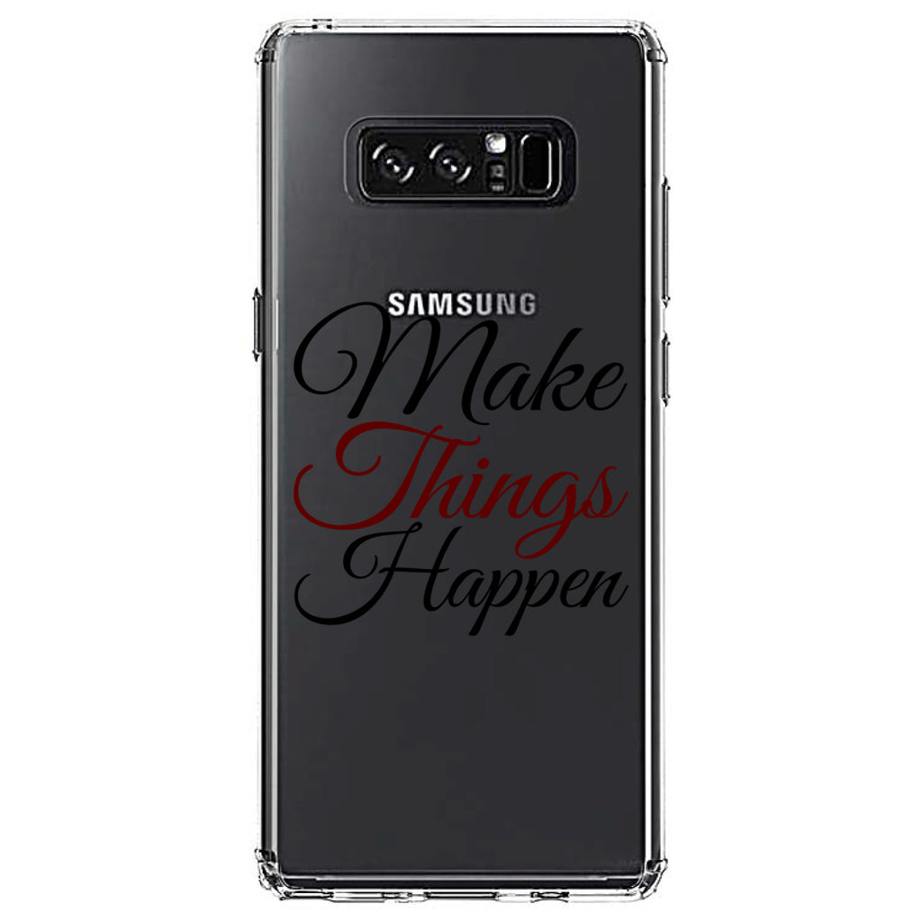 Make Things Happen Clear Shockproof iPhone Case, view 12