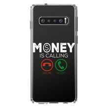 DistinctInk® Clear Shockproof Hybrid Case for Apple iPhone / Samsung Galaxy / Google Pixel - Money Is Calling Decline or Accept