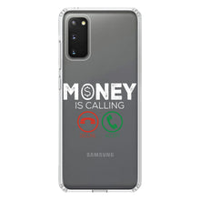 DistinctInk® Clear Shockproof Hybrid Case for Apple iPhone / Samsung Galaxy / Google Pixel - Money Is Calling Decline or Accept