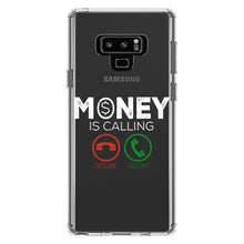 DistinctInk® Clear Shockproof Hybrid Case for Apple iPhone / Samsung Galaxy / Google Pixel - Money Is Calling Decline or Accept