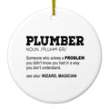 Solves A Problem Ceramic Ornament