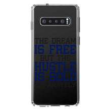 DistinctInk® Clear Shockproof Hybrid Case for Apple iPhone / Samsung Galaxy / Google Pixel - The Dream is Free Hustle Sold Separately
