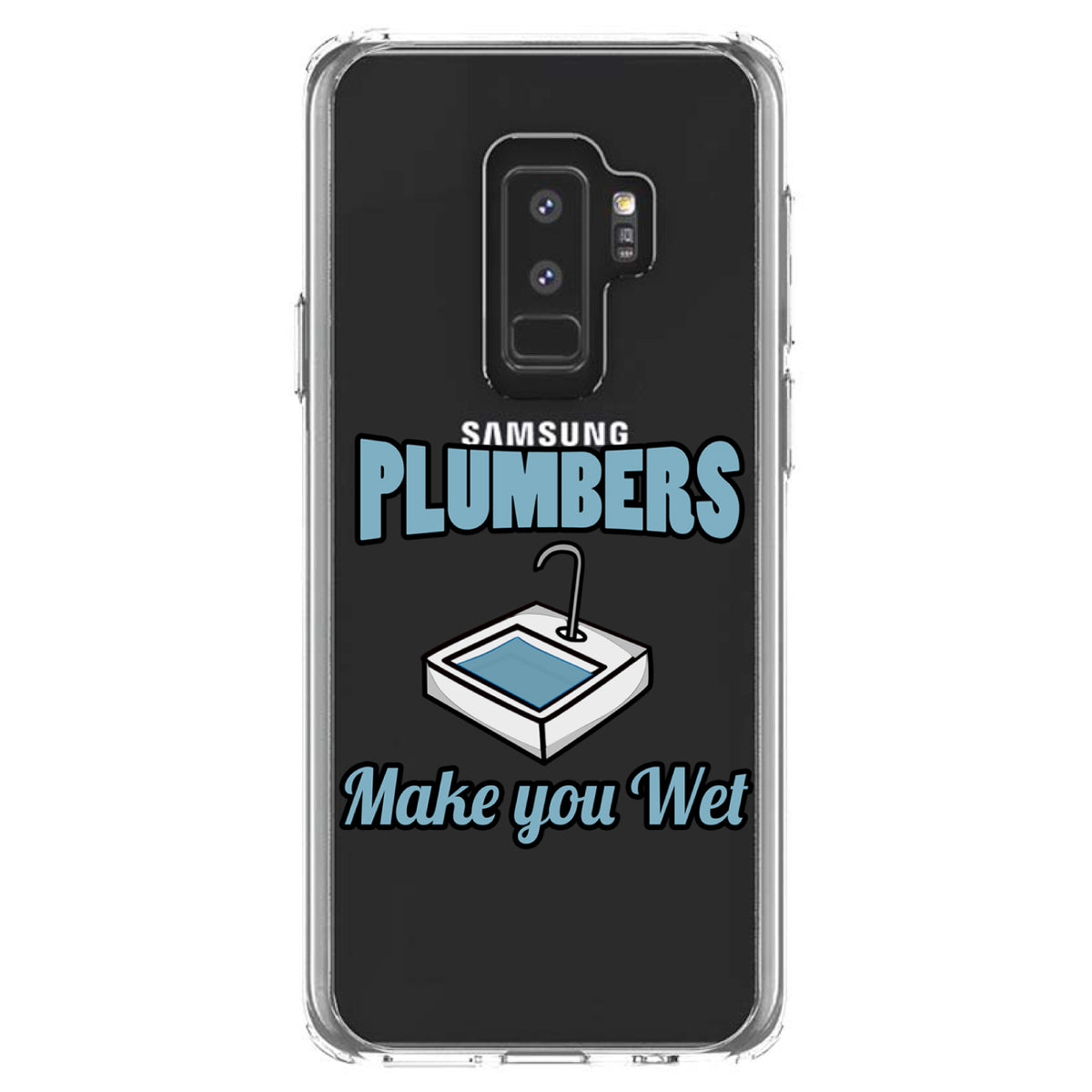 Plumbers Make You Wet Clear Shockproof iPhone Case, view 20