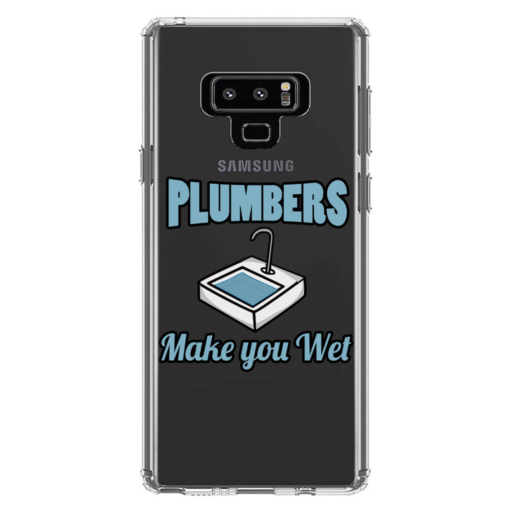 Plumbers Make You Wet Clear Shockproof iPhone Case, view 11