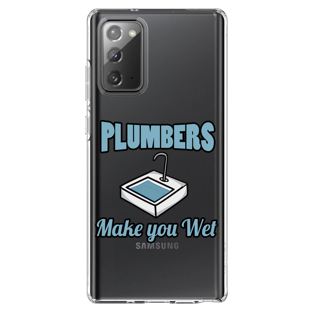 Plumbers Make You Wet Clear Shockproof iPhone Case, view 7