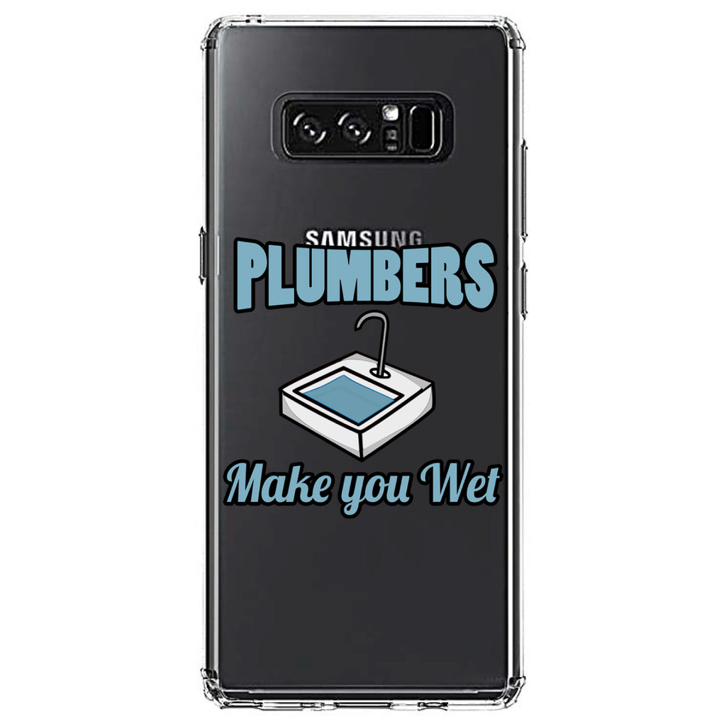Plumbers Make You Wet Clear Shockproof iPhone Case, view 12