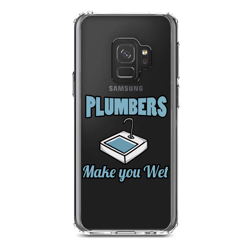 Plumbers Make You Wet Clear Shockproof iPhone Case, view 19