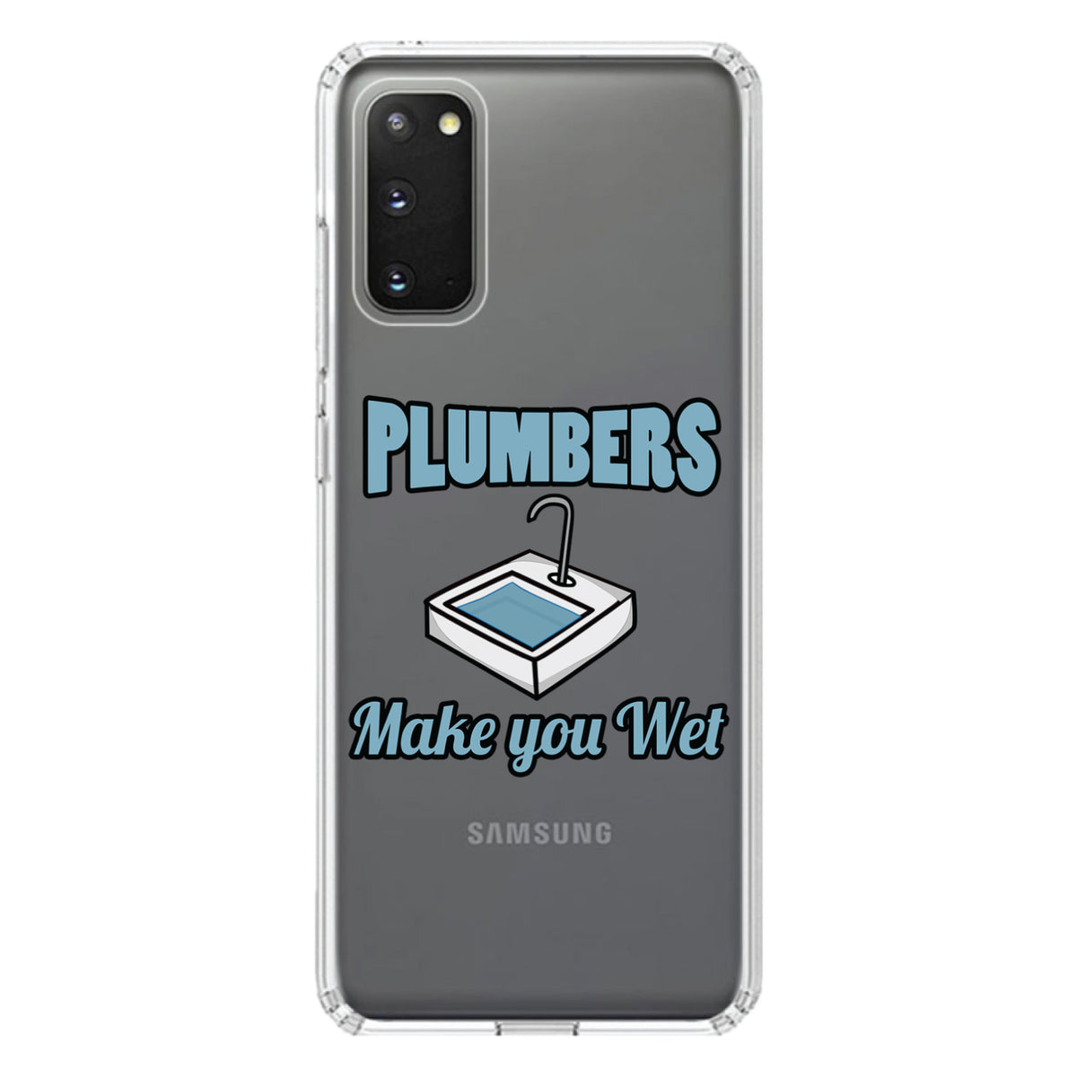Plumbers Make You Wet Clear Shockproof iPhone Case, view 15