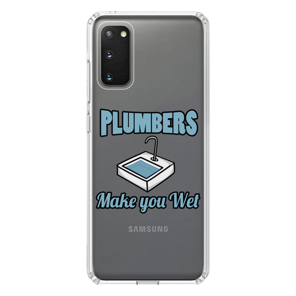 Plumbers Make You Wet Clear Shockproof iPhone Case, view 14