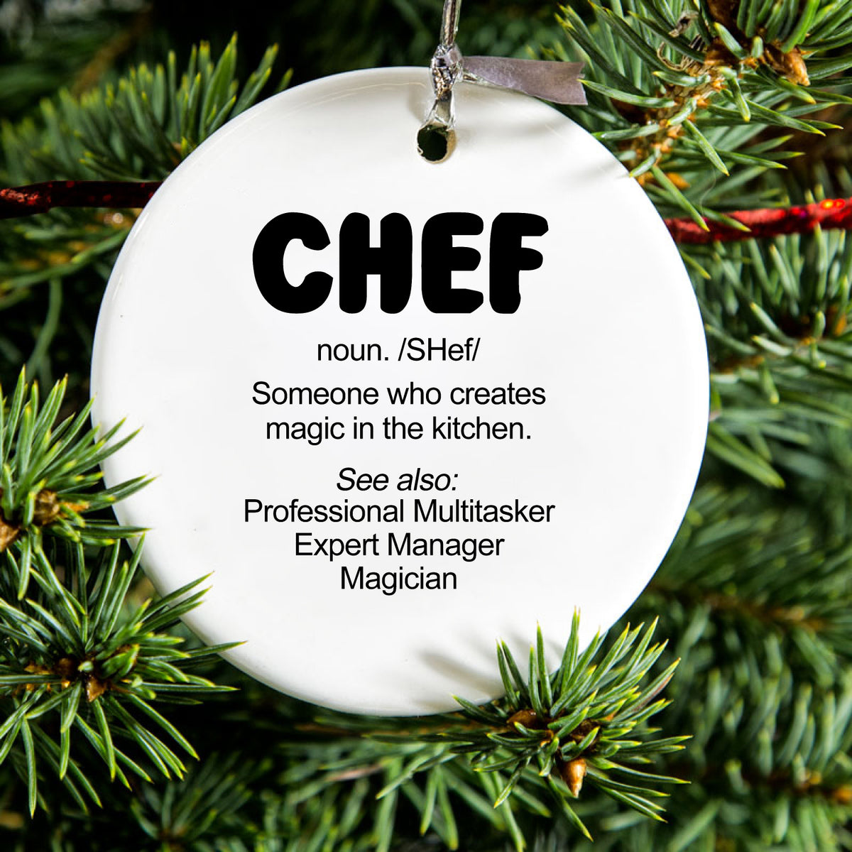 Magic in the Kitchen Ceramic Ornament, view 2