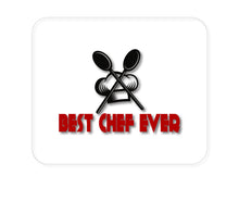 DistinctInk Custom Foam Rubber Mouse Pad - 1/4" Thick - Best Chef Ever