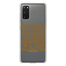 DistinctInk® Clear Shockproof Hybrid Case for Apple iPhone / Samsung Galaxy / Google Pixel - Chef - What I Do Isn't Easy