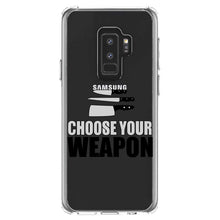 DistinctInk® Clear Shockproof Hybrid Case for Apple iPhone / Samsung Galaxy / Google Pixel - Choose Your Weapon - Chef Knives