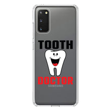 DistinctInk® Clear Shockproof Hybrid Case for Apple iPhone / Samsung Galaxy / Google Pixel - Tooth Doctor Dentist