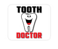 Custom Foam Rubber Mouse Pad - Tooth Doctor Dentist